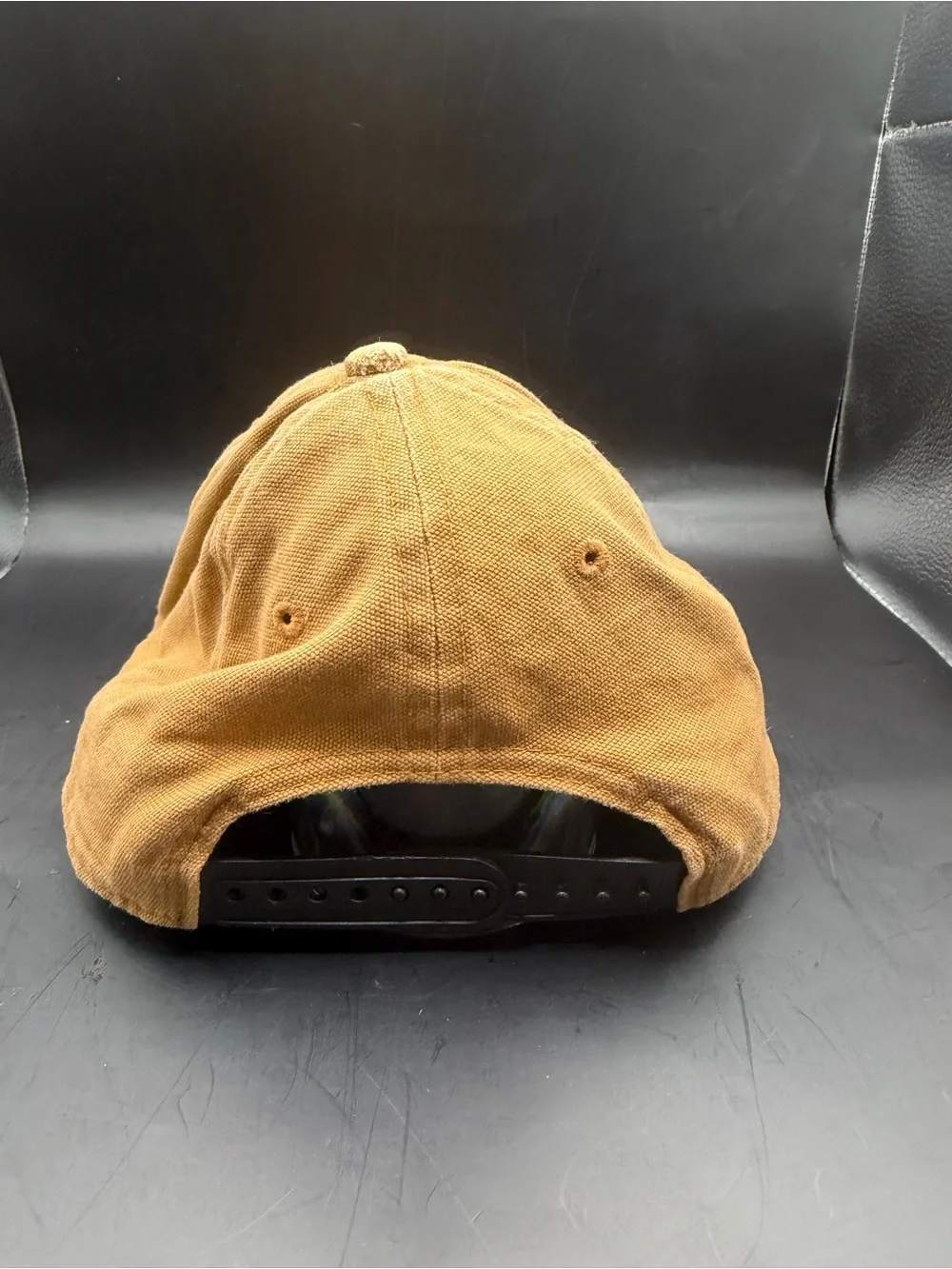 Dickies Brown Canvas Snapback Baseball Cap Workwear Adjustable Hat